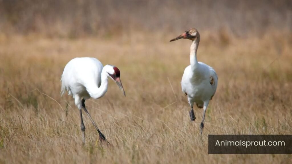 white cranes in michigan