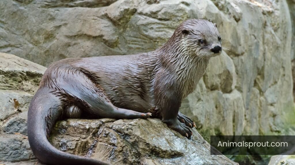 animals in a river